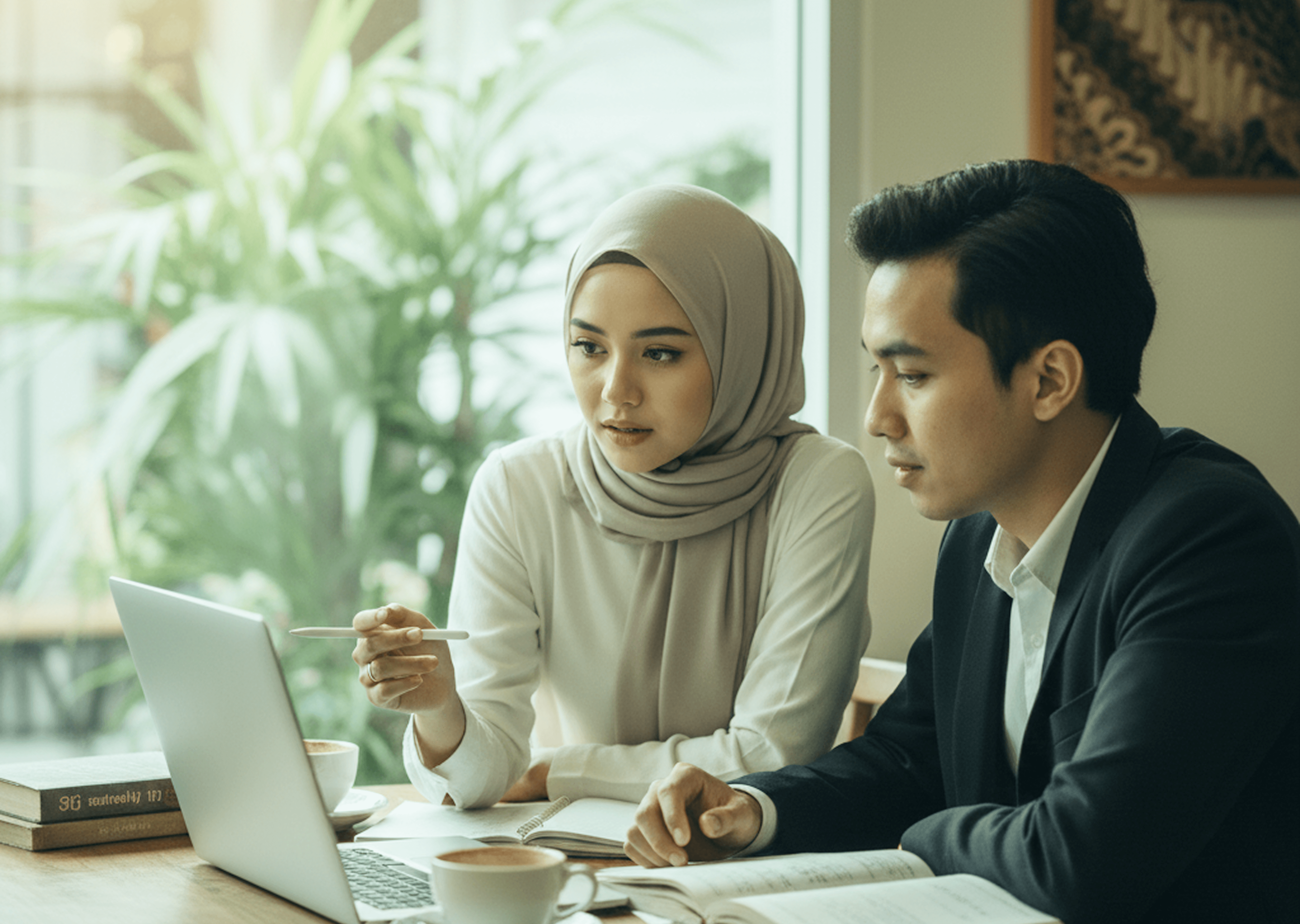 a person holding a package