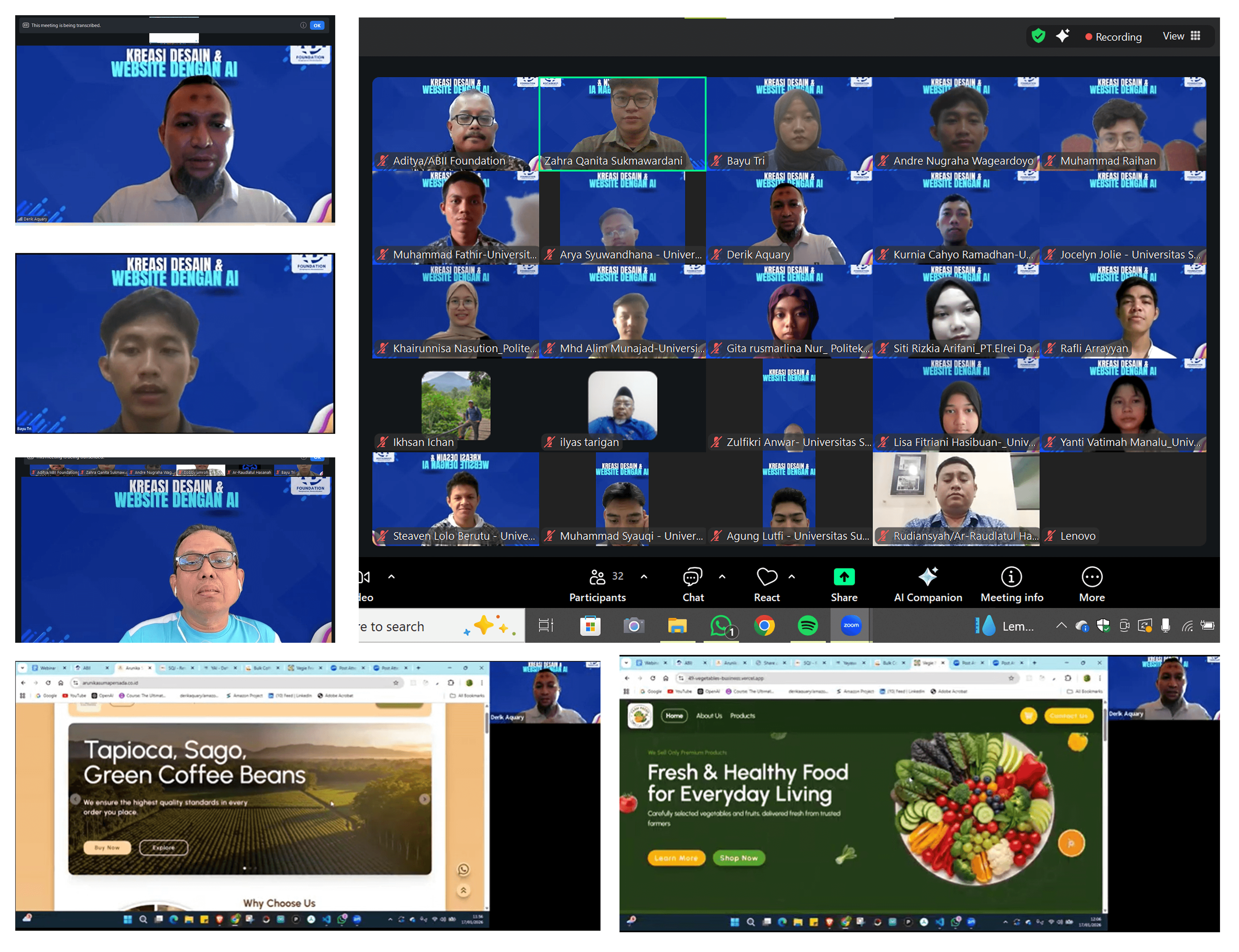 Webinar Kreasi Desain & Website dengan AI